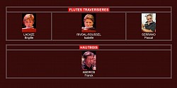 Flûtes traversières et Haubois - Famille des 'Bois'