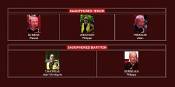 Saxophones - Famille des 'Bois'