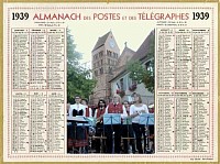 Calendrier 1939 Gueberschwihr
